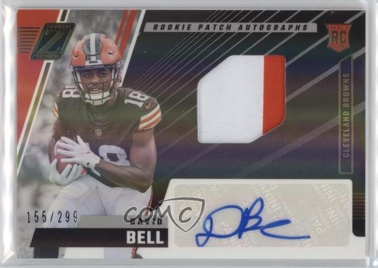 2022 Panini Zenith Rookie Patch Auto 155/299 David Bell #232 Patch Auto 1l2a