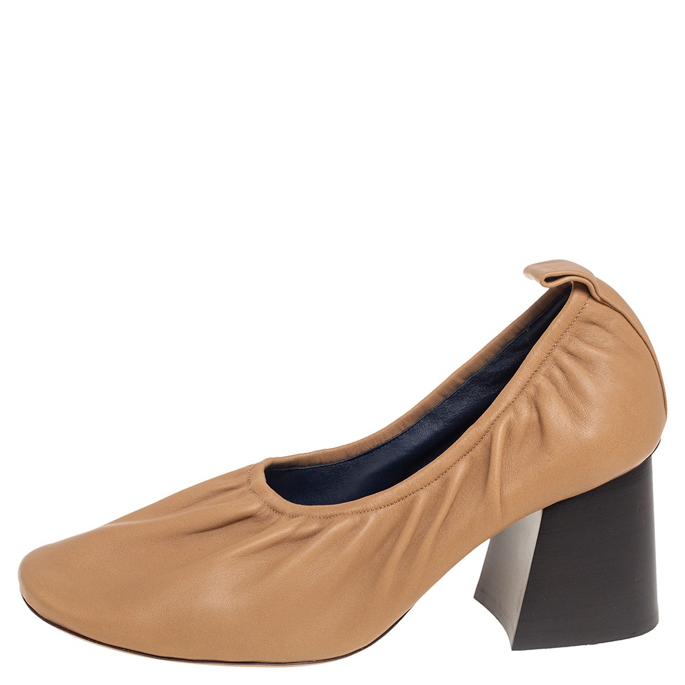 CELINE ballerina pump サイズ37 Celine Soft Ballerina Slingback Pumps Shoes Lambskin Ballet