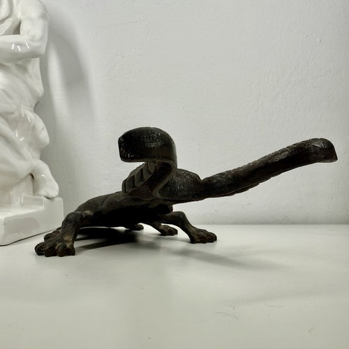BOOT JACK Cast Iron BEETLE/BUG 12in Cast Iron Original Austria BOOTJACK Antique - Picture 3 of 16