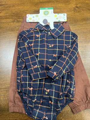Toddler Boys Little Me Outfit Fox 18 Months NWT