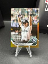 Dominic Canzone Mariners Walk-Off 2025 MLB Topps NOW Card 529 Gold Foil 34/50