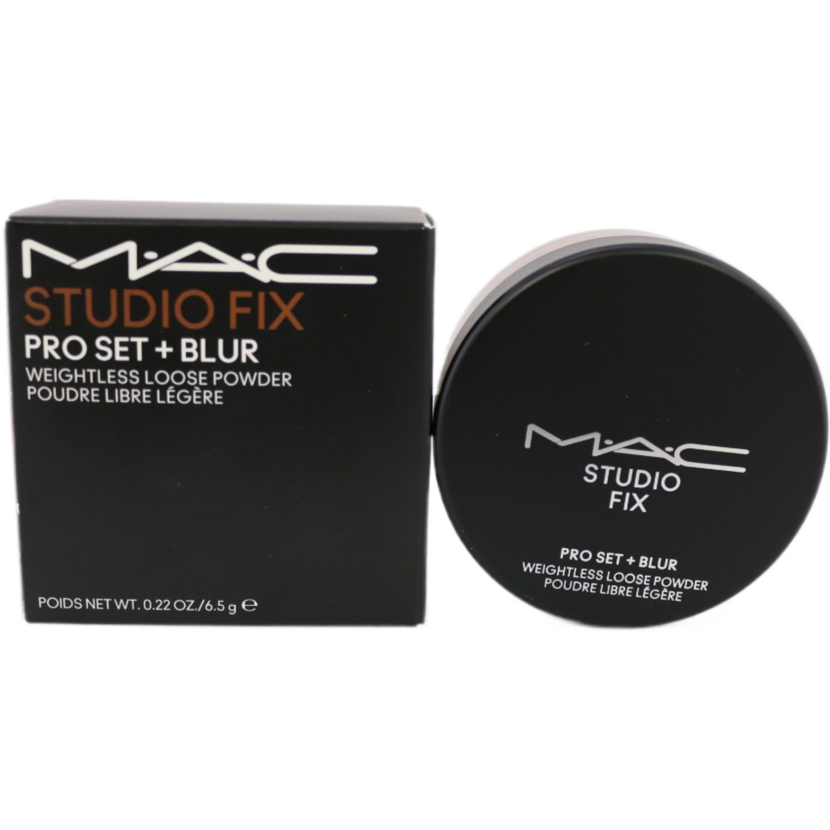MAC Studio Fix Pro Set + Blur Powder Deep Dark 0.22oz Loose