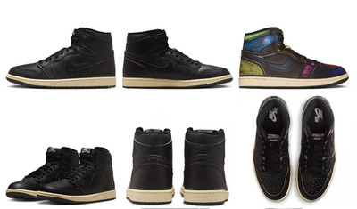 NIKE AIR JORDAN 1 RETRO HIGH OG ''SELF EXPRESSION'' Men size 11.5 Black Shoes NEW