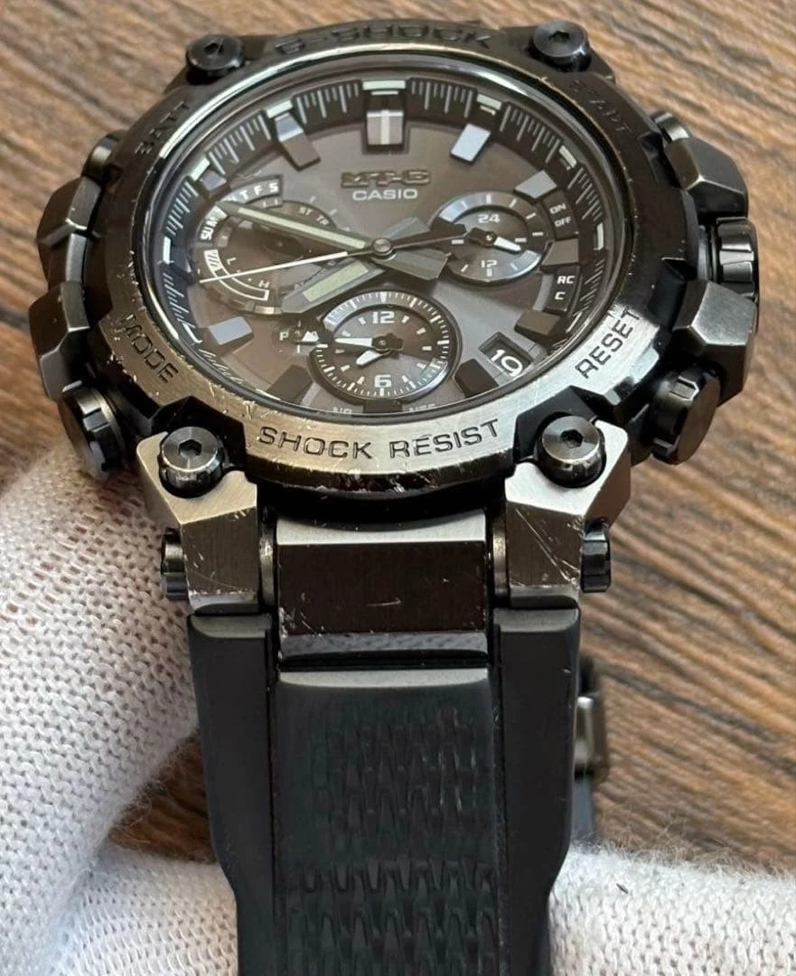 Reloj para hombre CASIO G-SHOCK MT-G MTG-B3000B-1AJF resistente radio solar...