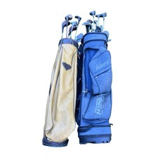 Mixed Golf Clubs Bundle Hippo Woosie Bag Penfold Bag Woods Irons Spares