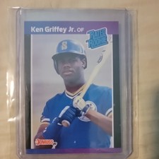 1989 Ken Griffey Jr RC Print Error Card! Very Rare!Low Print!