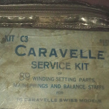 Caravelle Beige Winding-Setting Parts Mainspr...