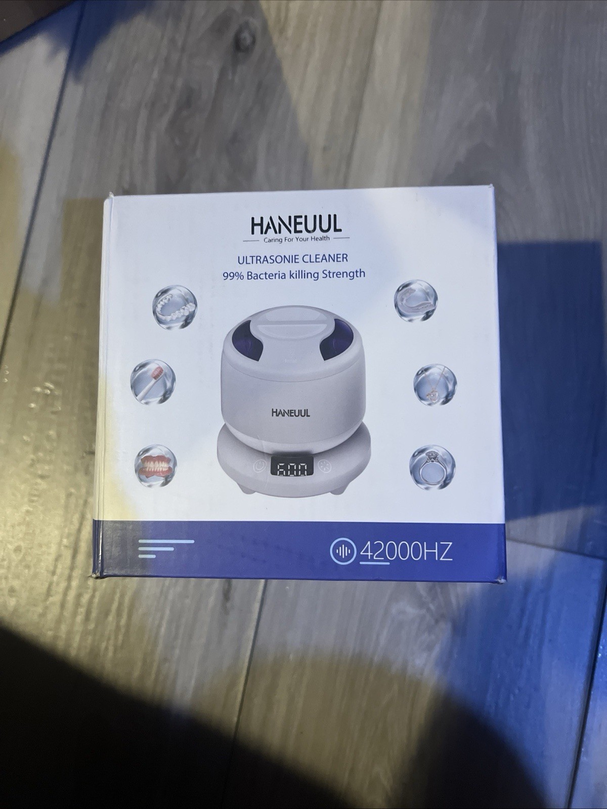Haneuul Ultrasonic Cleaner White]