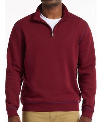 ROBERT GRAHAM Burgundy Purpurfarbene Nähte Pullover Größe M Neu Mit Etiketten