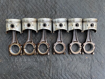 Datsun 280ZX L28 2.8L P79 Engine Piston Connecting Rod Set w