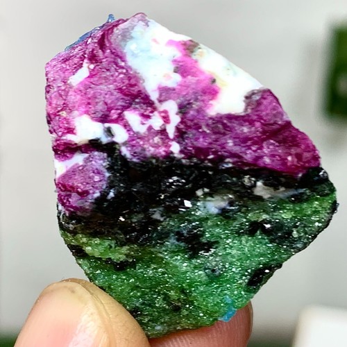 21G Natural green Ruby zoisite (anylite) crystal sample Healing - Picture 13 of 22