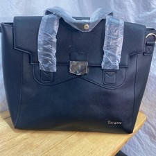 Laptop Tote Bag for Women, 13.3-14 inch Waterproof PU Leather Work