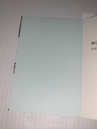 Hallmark Thank You Card: Abstract Art Such Simple Phrase Means The World - Picture 4 of 7