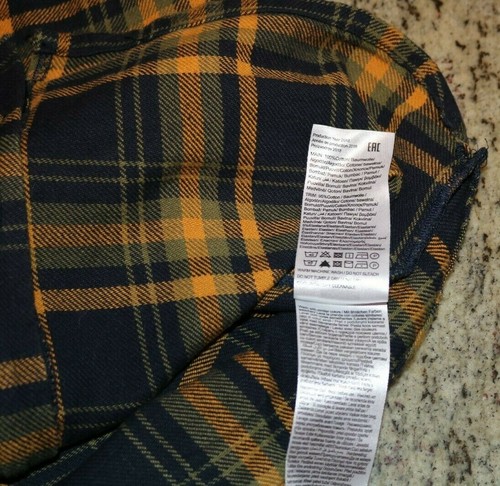 camicia bambino manica lunga con zip 11/12 anni NAME IT caldo cotone flanella - Foto 5 di 8
