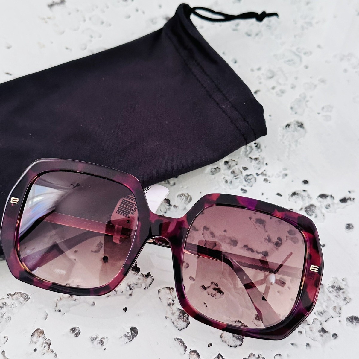 NWT Italy Etro Women Sunglasses Oversize Square 54MM Purple  display picture 1