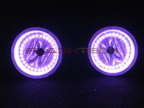 Kit Halo LED Ojo de Ángel RGB con Control Remoto IR para Dodge Charger 2011-2014 Luces Antiniebla - Imagen 9 de 11