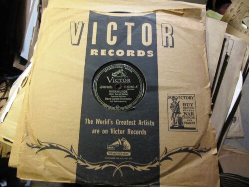 GERMAN Orig. BEER BARREL POLKA 1939 "Rosamunde" HANS CARSTE Will Glahe VICTOR - Picture 4 of 4