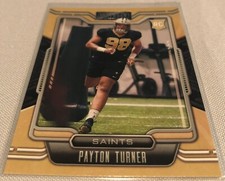 2021 Panini Playbook Football Payton Turner New Orleans Saints Rookie Card #151