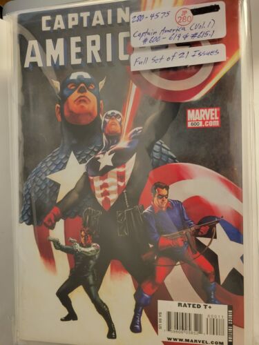 Captain America Vol 1 (Marvel 2009) #600-619 including 615.1 Complete Gem Mint
