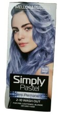 Mellor & Russell Simply Pastel Semi-Permanent Hair Colour Dye Blue Mist Wash Out