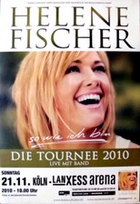 HELENE FISCHER - 2010 - Plakat - Concert - So wie ich bin Tour - Poster - Köln