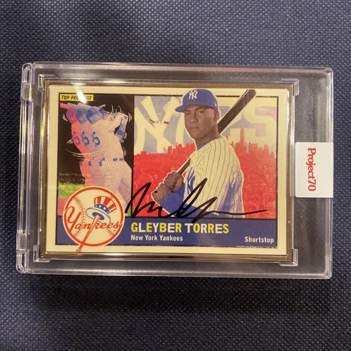 Gleyber Torres 2021 Topps Project 70 New York Nico #65 Artist Proof AP /51 Auto