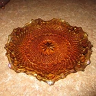 Vintage Retro Décor Indiana Glass Co. Carnival Iridescent Harvest Gold Bowl 10”