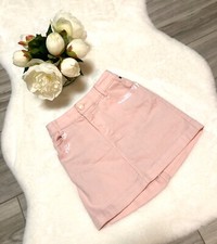 Tommy Hilfiger Girls Kids Pink Jean Skirt Size 8 Years Casual Everyday Wear