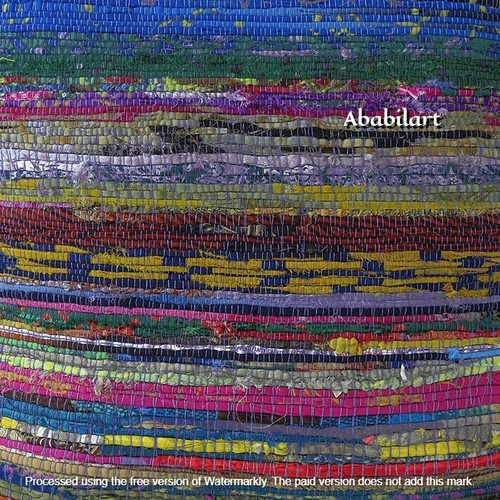 Beautiful Multi Color Cotton Chindi Pillow Cover Bohemian Pillow Cover Recycled - Picture 3 of 44