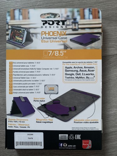 estuche universal Port Design Phoenix 7/8,5" - Imagen 2 de 2