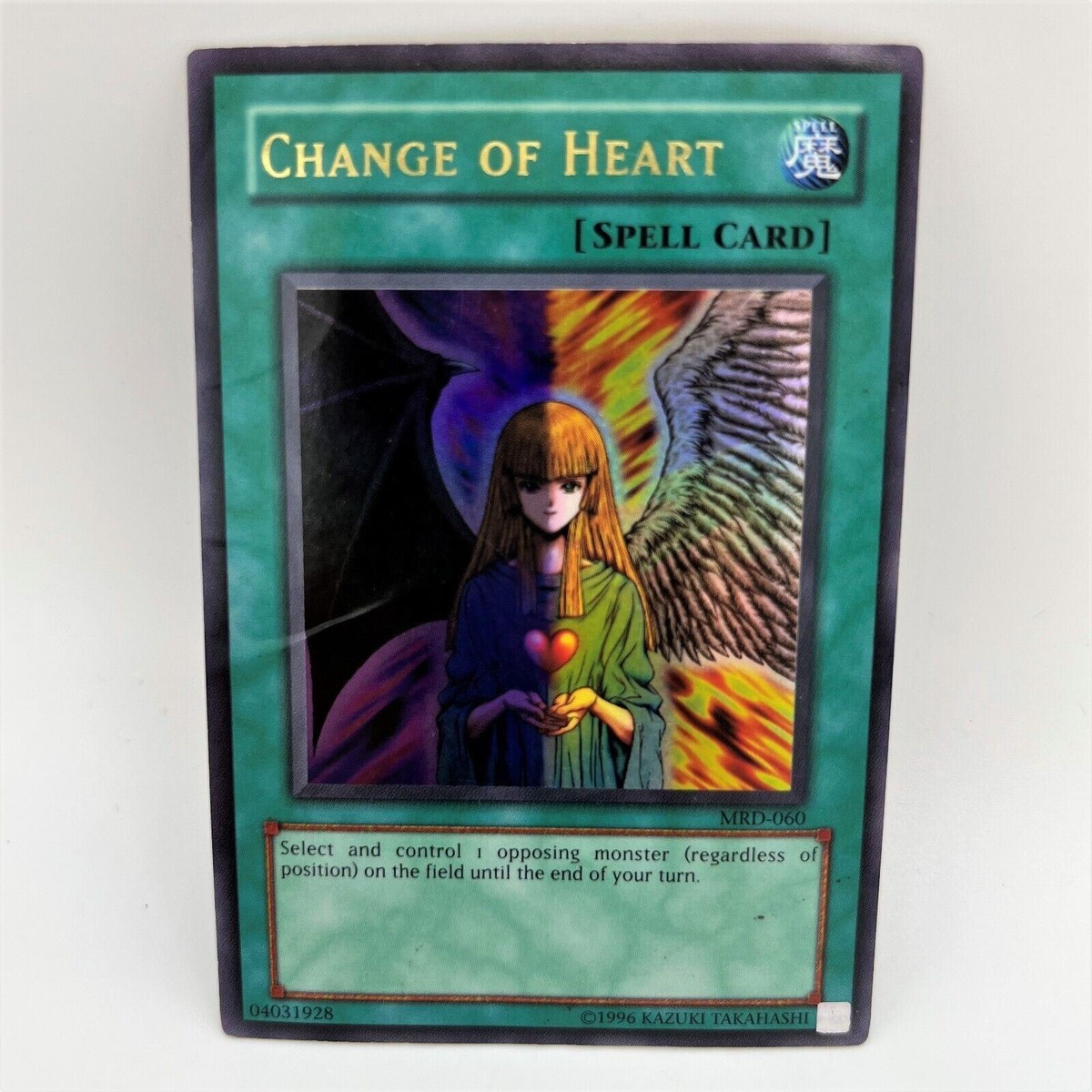 Yugioh Change of Heart Spell Card MRD-060 Foil Ultra Rare