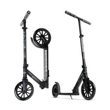 BLACK Commuter Kick Scooter Folding Height Adjustable for Teens Adults GIFT