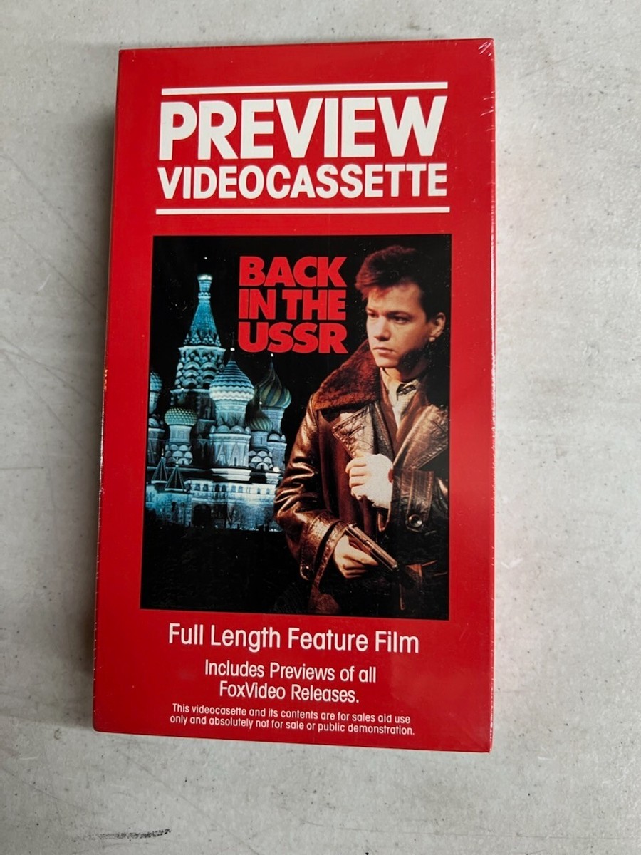 Back in the USSR (VHS, 1992) for sale online | eBay