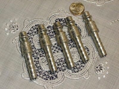 Lot of Five (5) ARO 23902-220 Air Hose Connector Fittings M Style to Hose .250''