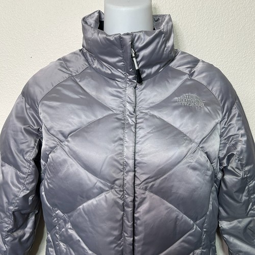 THE NORTH FACE Puffer Jacket Silver Goose Down 550 Fill Quilted Small 3365 - Picture 2 of 17
