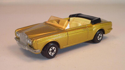 Matchbox Superfast Nr. 69 Rolls Royce Silver Shadow gold darkgray Base 5 #1656
