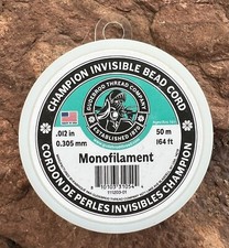 Champion Invisible Bead Cord 50M .012"