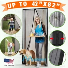 Magnetic Screen Mesh Curtain Door Durable Heavy Duty Mosquito Net Bug Hands Free