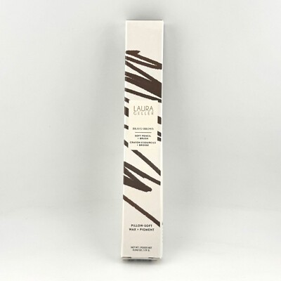 Laura Geller Bravo Brows Soft Pencil + Brush 0.042 oz & Sharpener (Choose Shade)
