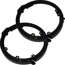 2 Door ABS Plastic Speaker Adapter Plates For 2006-Up Vehicles 6.5" 6.75"