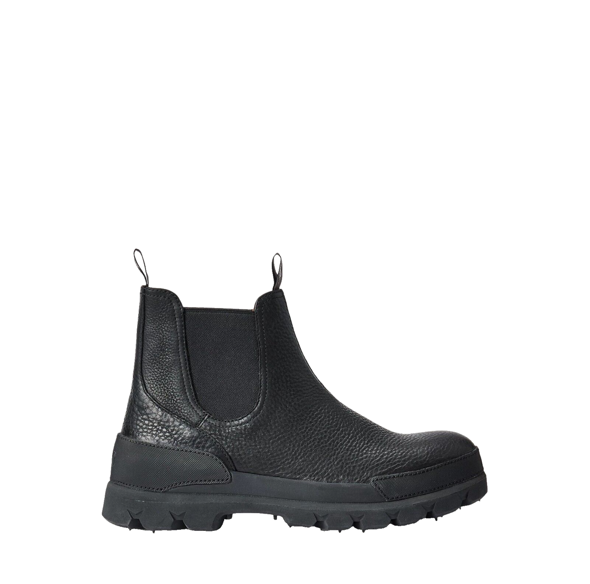 Polo Ralph Lauren Men's Oslo Leather Chelsea Boot Black US 11.5 D