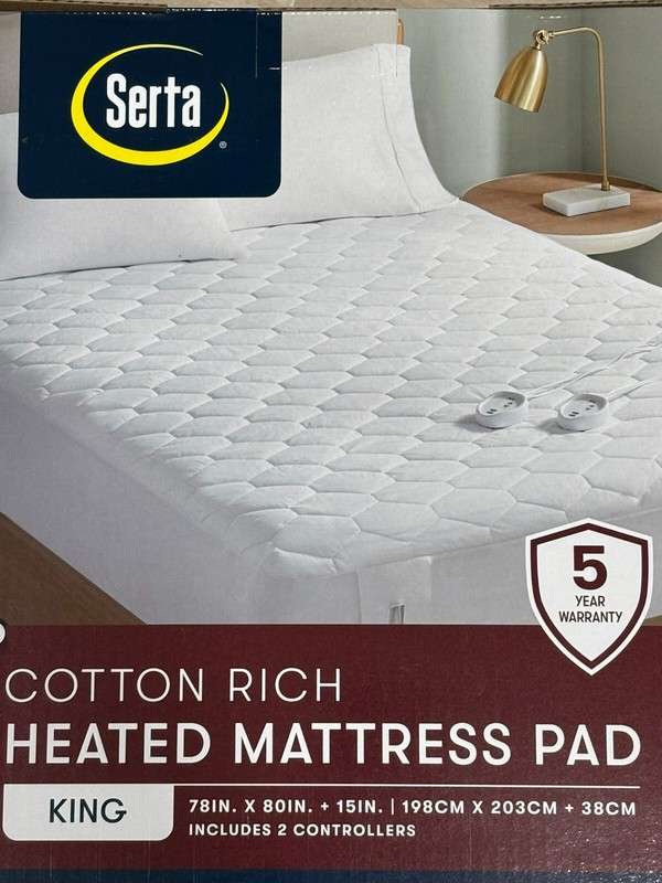 Serta/Sunbeam Heated Mattress Pad - Highly rated Buy It For Life recommendation