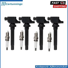 4pcs ignition coils+ Iridium Spark Plugs for Suzuki Grand Vitara 2006-2008 UF562