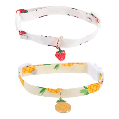  2 Pcs Halsband Für Haustiere Welpenhalsband Glocke Katzenhalsbänder