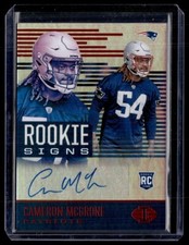 2021 ILLUSIONS ROOKIE SIGNS AUTO CAMERON MCGRONE PATRIOTS