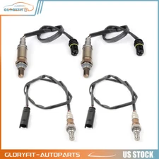 4pcs Oxygen O2 02 Sensor for 01-03 BMW 325Ci 325i 325xi 2.5L Upstream Downstream