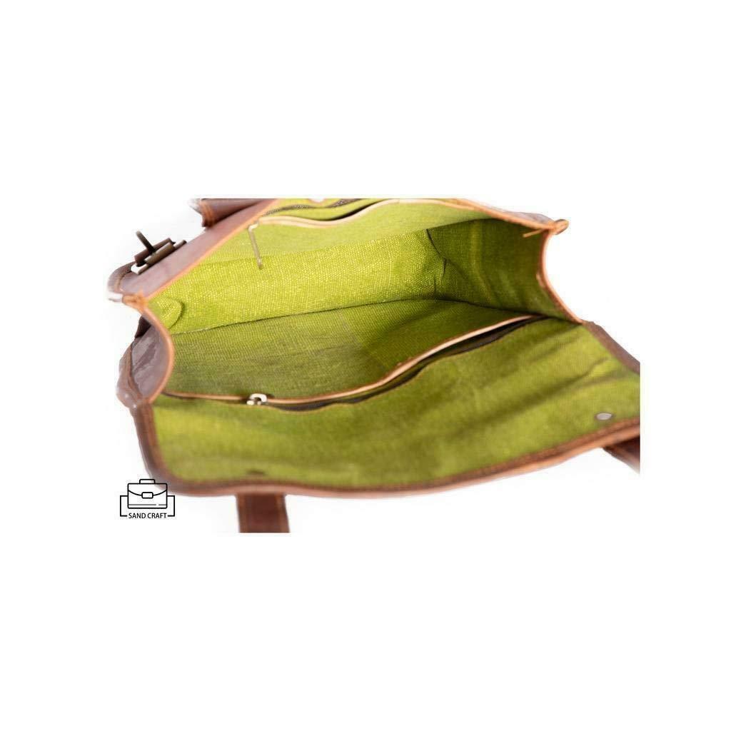 Saddlebags 2 Bag Brown Leather Side Motorcycle Side Pouch Saddle - Foto 10