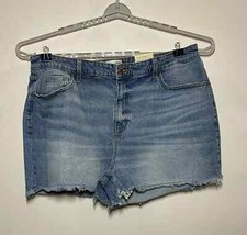 Women's High-Rise Shortie Jean Shorts - Universal Thread Medium Wash 17