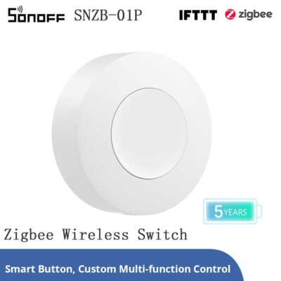 SONOFF Zigbee SNZB-01P Wireless Switch Smart Scene Two-way Contol Home Appliance