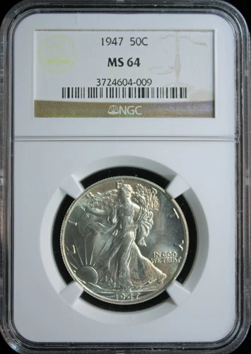 1947 Walking Liberty Half Dollar NGC MS-64 (2430711)